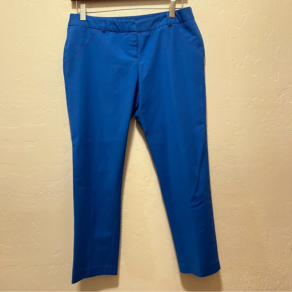 Amanda + Chelsea Solid Blue Pants